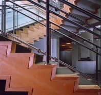 Mercedes Benz USA Corporate HEadquarters stair Montvale, NJ